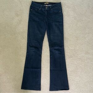 Paige Premium Denim Double Button Bootcut Jeans